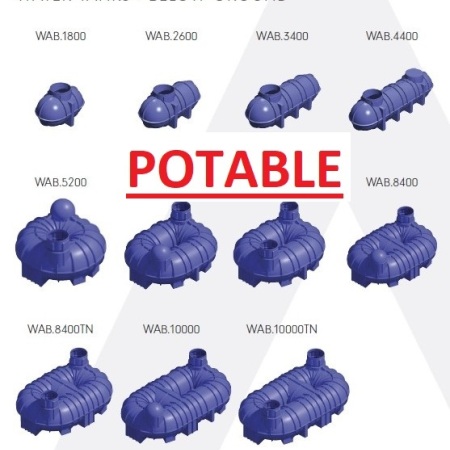 Underground Water Tanks - POTABLE 